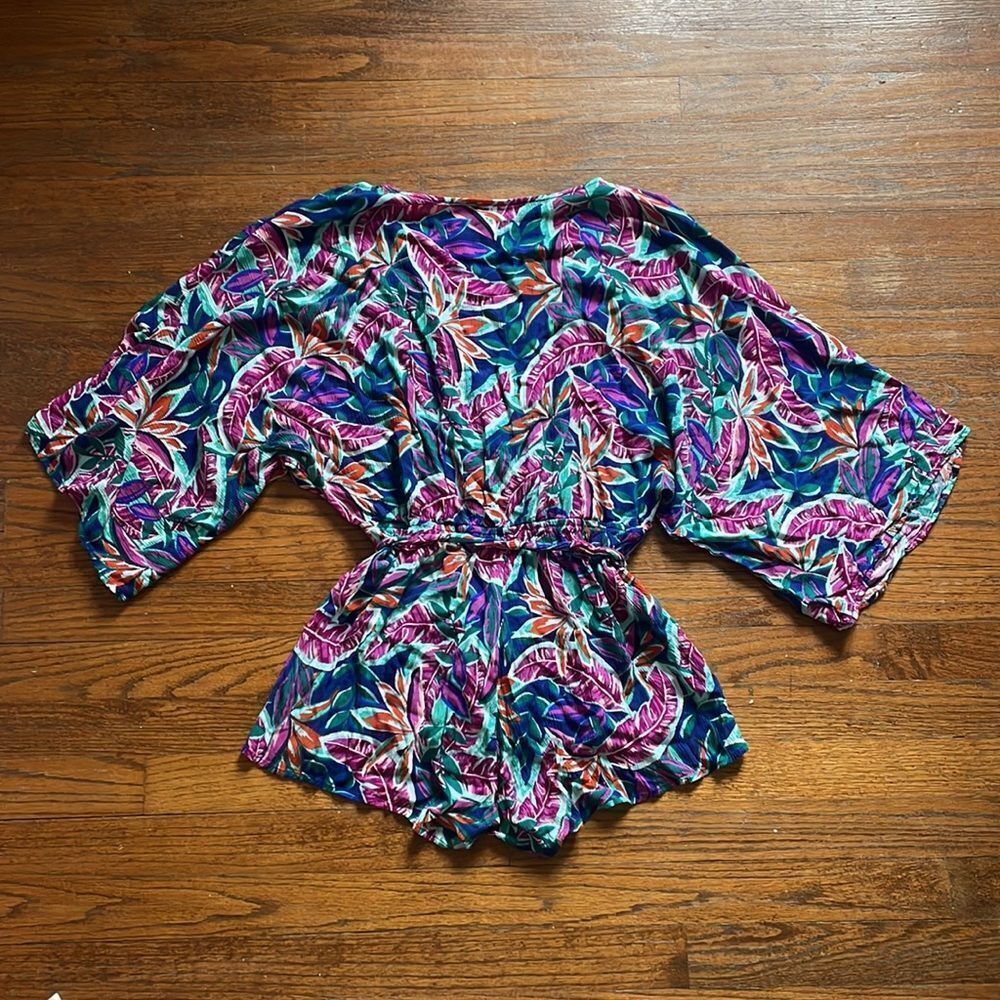 Lulu’s Hypnotized Purple Print Romper - Picture 5 of 5